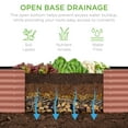 thumbnail image 5 of Best Choice Products 8x2x2ft Raised Metal Outdoor Garden Bed for Flowers Vegetables Herbs - Terracotta, 5 of 8