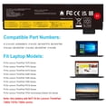 thumbnail image 4 of Batería de Repuesto Futurebatt T480 para Lenovo ThinkPad T470 T580 A475 A485, 4 of 9