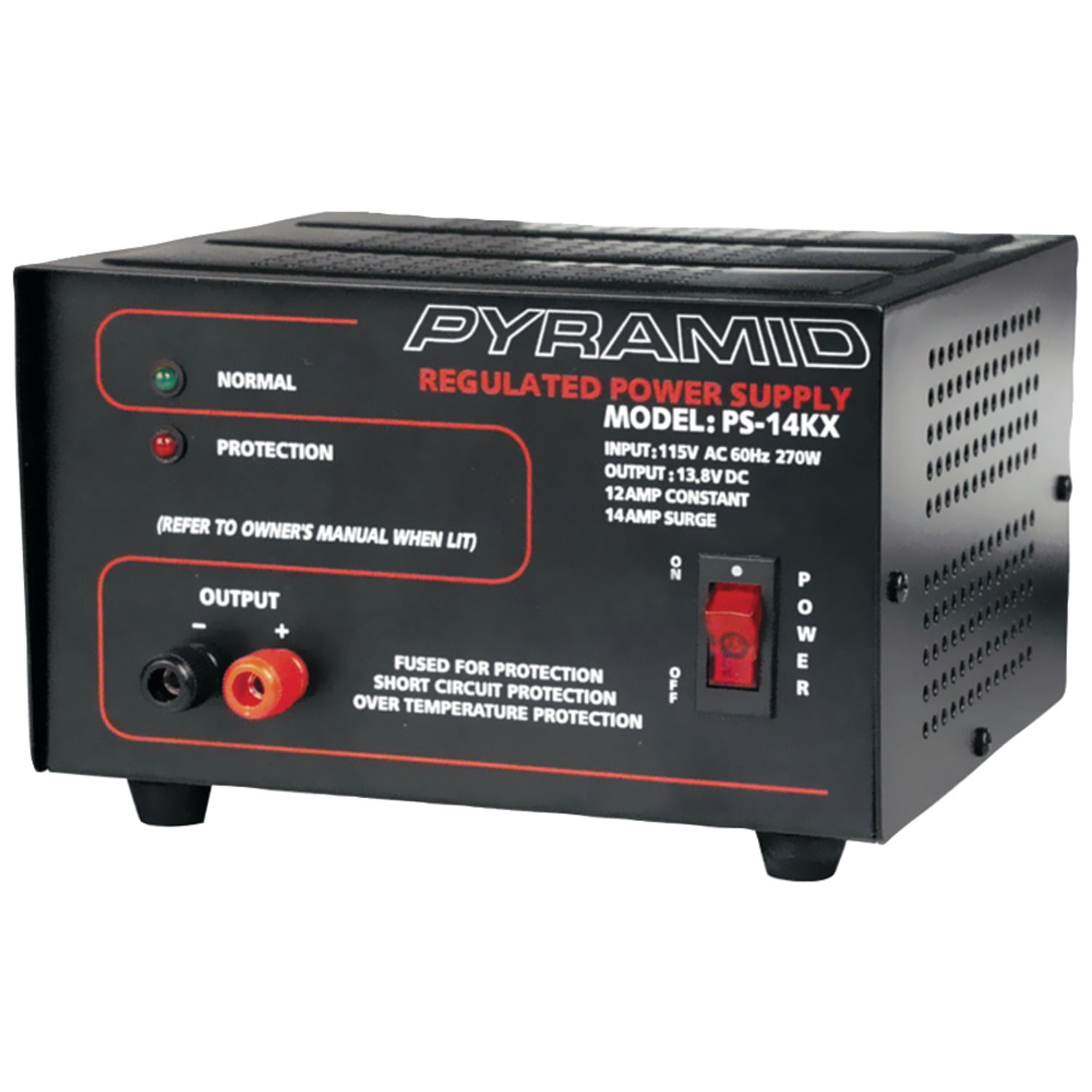 Pyramid® Car Audio Ps14kx 12amp Bench Supply