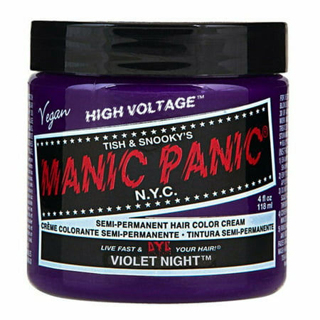 Violet Night Purple Manic Panic Vegan 4 Oz Hair Dye (Best Men's Hair Color 2019)