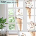 thumbnail image 4 of Yayeee Window Curtains Set of 2 for Living Room Light Filtering 63"x42", Cartoon Ice Cream Pattern, 4 of 7