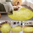 thumbnail image 5 of Round Rug 6Ft Washable Non-Slip, Boho Flowers Circle Area Rugs for Living Room Bedroom, Yellow Floral Vintage Bohemian Watercolor Indoor Floor Mats Carpet Runner for Home Decor Aesthetic, 5 of 8