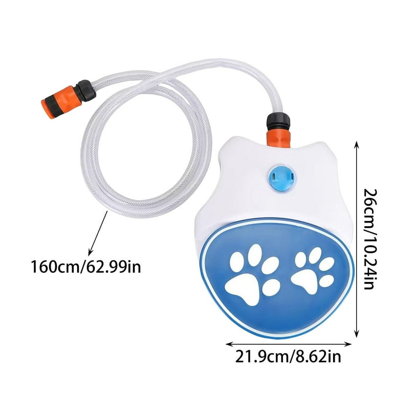 Outdoor Dog Water Fountain with Paw Activated Pedal, Automatic Pet