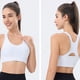 thumbnail image 2 of Brasieres de Mujer Sujetador Deportivo de Talla Grande para Mujer, con Tirantes Ajustables En La Parte Delantera, sin Aros, para Entrenamiento, Yoga, Running y Atletismo. Grande, 2 of 4