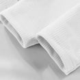 thumbnail image 4 of QIbmong Infants Toddler Girls Long Sleeve Shirts Crew Neck Ribbed Knit Tops Kids Casual Fall Winter Looses Pullover Undershirts for Back to School(11-12Years,White), 4 of 9