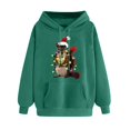 thumbnail image 2 of Wancir Hoodies for Women Fashion Hem Drawstring Casual Long Sleeve Sweatshirts Tops with Pockets, 2 of 5
