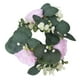 thumbnail image 3 of Anillo de vela, coronas de hojas de eucalipto artificiales, minicandelabro, regalos, decoración del hogar, corona de granja verde para granja Rosa, 3 of 9
