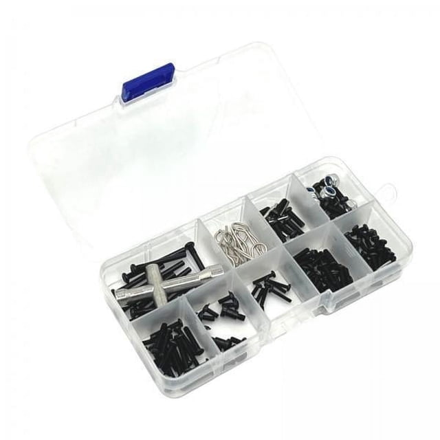 Tornillos para coche RC,Juego de tornillos hexagonales M4 para coche RC modelo de coche Hobby RC,1/16 kits de tornillos RC herramienta de reparación accesorios de bricolaje,Sujetadores de