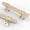 Brushed Brass-3" Hole Center-10 Pack, variant on 10 Pack Brushed Satin Nickel Kitchen Cabinet Knobs Hardware Zinc For Dresser Drawers 4451
