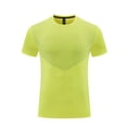 thumbnail image 5 of JFOPQVSM Men's Short Sleeved T Shirt Ice Silk Cool Quick Drying T Shirt Sports Short Sleeved Fitness Running Quick Drying T Shirt, 5 of 7