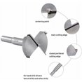 thumbnail image 3 of Brocas para madera, Avellanador de madera de carburo de 50 mm, Instalación de puertas de madera esféricas, cajones, madera contrachapada, Te ayuda a hacer rápidamente agujeros limpios en la parte infe, 3 of 5