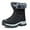 Black, variant on Dumajo Snow Boots For Women Winter Waterproof Shoes Thickened Faux Fur Lined Frosty Warm Outdoor Boots
