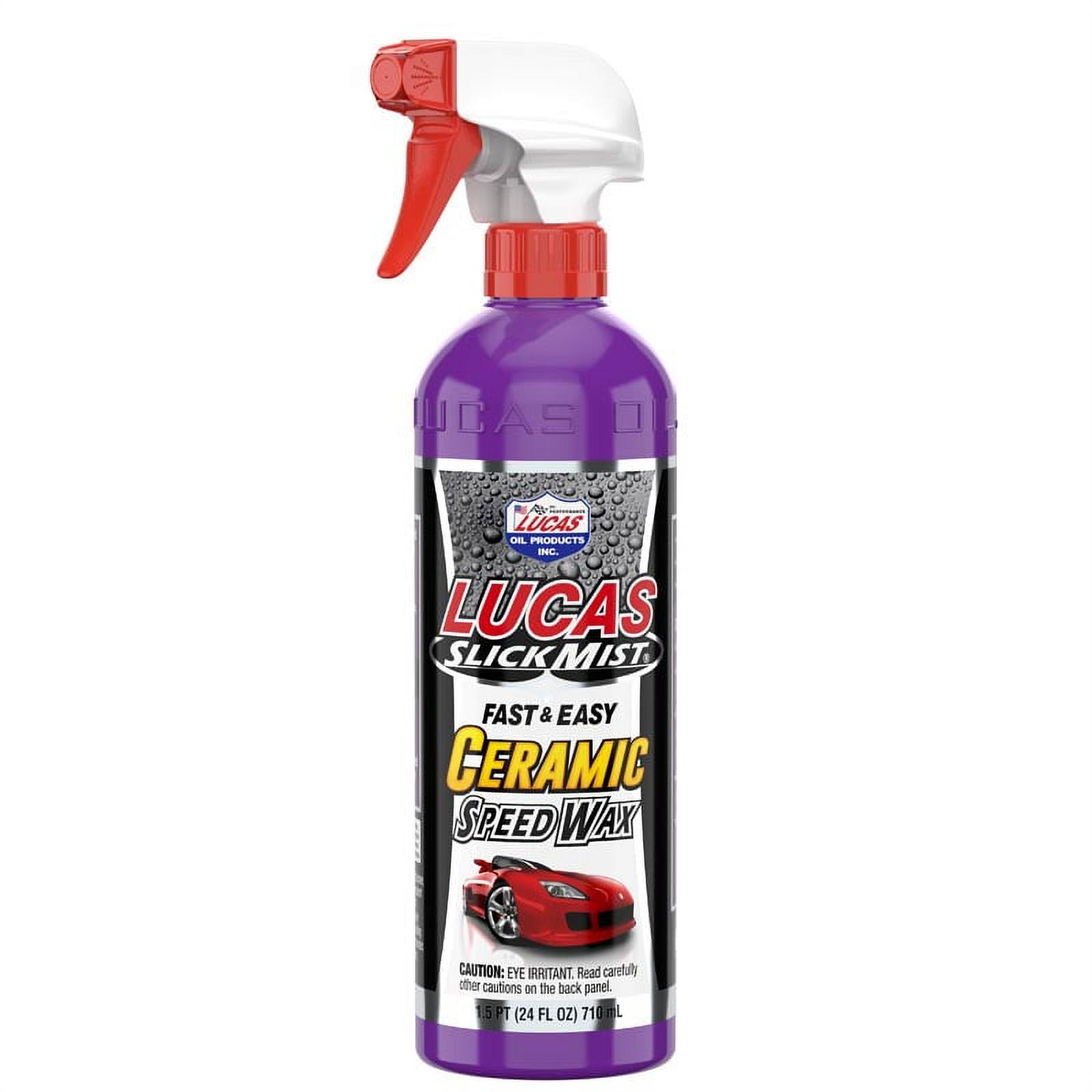 Lucas Oil 11294 Slick Mist Ceramic Speed Wax 24 Ounce Spray Bottle