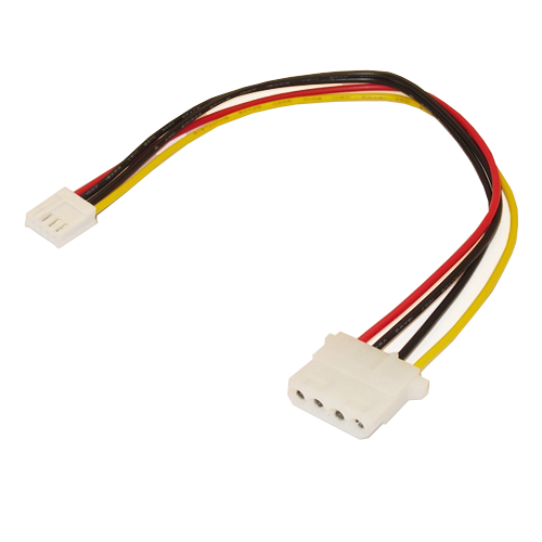 4Pin Molex to Floppy Drive 4Pin Female Power 10 inch Cable Walmart