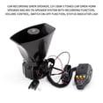 thumbnail image 3 of Car Recording Siren Speaker, 12V 100W 3 Tones Car Siren Horn Speaker and Mic PA Speaker System with Recording Function, Volume Control, Switch on-Off Function, Status Indicator Light, 3 of 8