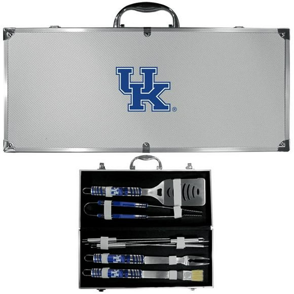 Siskiyou C8BQ35 Unisex NCAA Kentucky Wildcats 8 Piece Tailgater BBQ Set