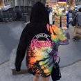 thumbnail image 2 of Sudadera de Halloween Camisas de mujer Tops Arco iris inverso Tops Casual Manga larga Cuello Jersey Camisas Sudadera con capucha Sudadera Fridja  fksj3365, 2 of 5