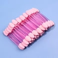 thumbnail image 2 of 50 Uds. Pinceles Maquillaje para Mujeres Belleza Doble Cara Sombra Ojos () Rosa, 2 of 9