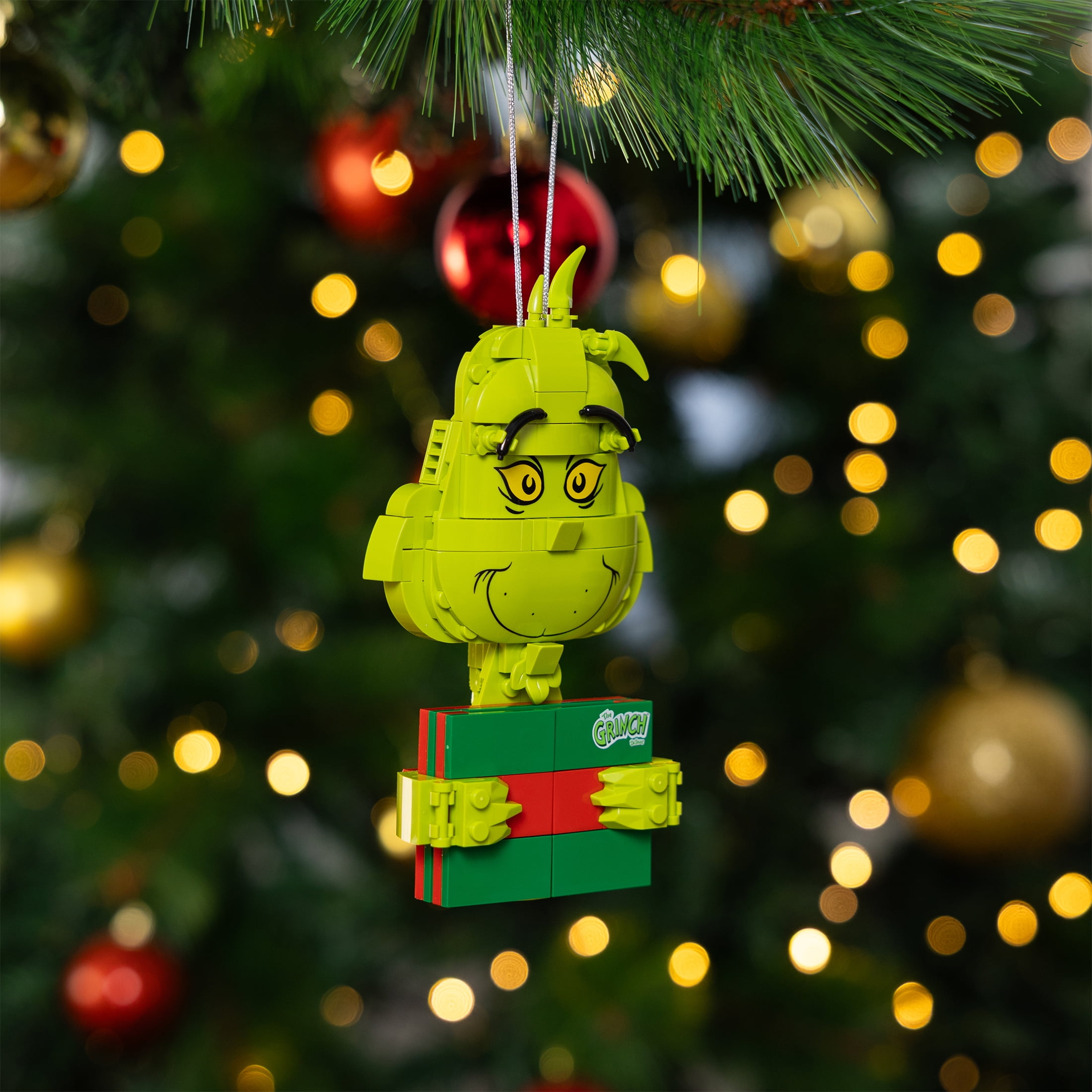 Brickcraft The Grinch Story Time with the Grinch Decoration Building Kit (138-Piece Set), Christmas Decoration, Holiday Collectible Brick Toy