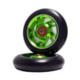 thumbnail image 1 of 2 Pcs Roues de Scooter Pro 110mm avec Roulements Abec 9 Compatibles avec MGP/Razor/Lucky Envy/Vokul Roues de Remplacement pour Scooters Pro (Vert), 1 of 4