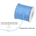 thumbnail image 3 of Unique Bargains Beading Thread Bracelet Weave Bead Craft Cord 0.5mm 159M/Roll (173-Yards) Decorative String, Light Blue, 3 of 7