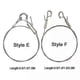 thumbnail image 2 of Stainless Steel Cable Adjustable Automatic Wire Rope Spring Hook Clothesline Picture Hanging Solution System Suspension Code, 2 of 4