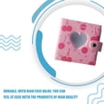 thumbnail image 3 of Bewildely Álbum de fotos de carpeta de 3 pulgadas con agujero para colgar, libro de colección de imágenes de corazón de amor hueco, estilo INS, 20 Almacenamiento y organización del hogar Rosado Bewildely HA074576-01, 3 of 6