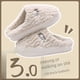 thumbnail image 2 of Zapatillas de algodón para mujer, otoño e invierno, para interior del hogar, cálidas, de confinamiento, antideslizantes, de algodón, para hombre, invierno, 2 of 6