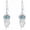Jellyfish, variant on Turquoise Stingray Earrings 925 Sterling Silver Manta Earrings Fish Ocean Manta Ray Jewelry for Women Stingray Lovers