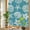 Blue, variant on Teal Coastal Window Privacy Film, Starfish Shell Ocean Nautical Stained Glass Rainbow Film Decorative Window Clings, Static Cling Sun Blocking Stickers 23.6" x 59"