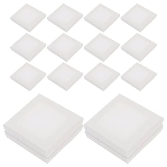 Worgeous 20pcs Mini Painting Canvas Frames Cotton Canvas Small Canvases For Art Projects Home Decoration Mini Stretched Canvas Kids And Art Supplies