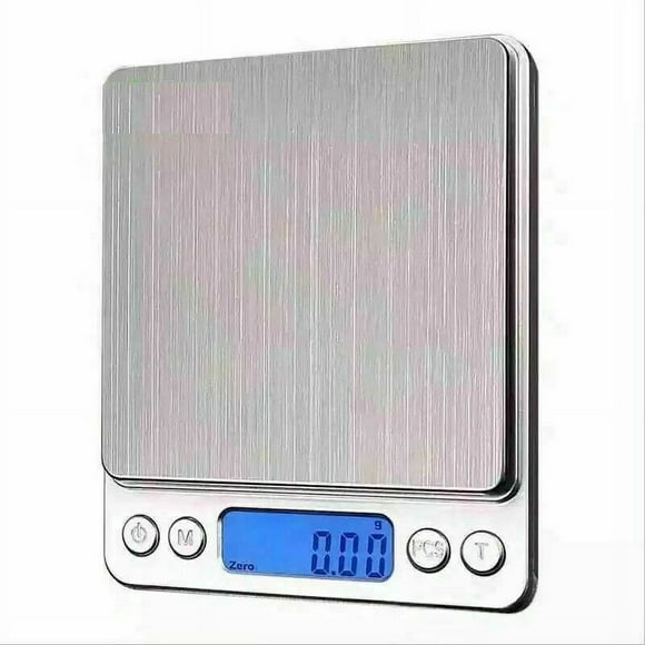 3000g x 0.1g Digital Kitchen Scale High-precision  Mini Muti-functional Scale with Back-lit LCD Display Tare PCS for Cooking