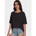 thumbnail image 6 of Women’s Short Sleeve Tops Crew Neck Summer Shirts, 6 of 6