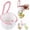 Pink, variant on Sink Hanging Strainer Basket with Openable Bottom Cover, Kitchen Food Waste Collector for Sink Garbage Filter, Quick Draining Colander for Cooking and Food Prep (Green)