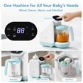 thumbnail image 2 of Baby Food Maker Chefhandy, batidora, vaporizadora, puré blanco y azul, 2 of 8