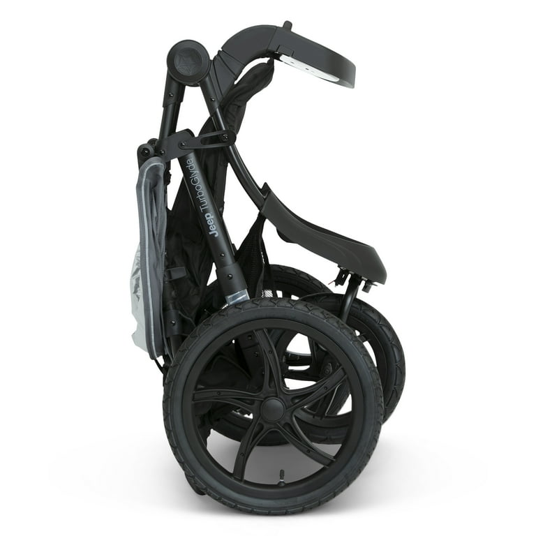 JEEP (Delta) グレー　ベビーカー Jeep TurboGlyde Jogging Stroller by Delta Children, Grey