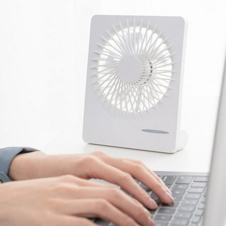 

EJWQWQE USB Desk Personal Fan Long Battery Life Quiet Portable Mini Table Fan Three Wind Speed Adjustment Portable And Personal Fan Perfect For Use In Home Office