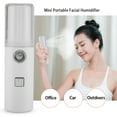 thumbnail image 2 of Humidificador facial de mano, humidificador facial portátil recargable por USB, diseño exquisito, 2 of 8