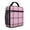Pink and Black, variant on Pink and Black Checkered Pattern Insulated Lunch Bag Teens,Lunch Box for Men Women for Work,Picnic or Travel,10.2x9.5x4.3 Inches,8 Can Capacity