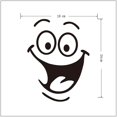 thumbnail image 5 of 2pcs Toilet Smiley Face Decal Wall Art Decor Funny Bathroom Sticker, 5 of 5