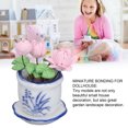 thumbnail image 3 of Miniature Artificial Potted Flower, Small Tiny Potted Flower Toy Ornament  for Fish, 3 of 8