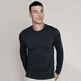 thumbnail image 2 of Kariban Mens Slim Fit Long Sleeve Crew Neck T-Shirt, 2 of 5