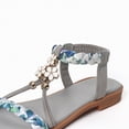 thumbnail image 5 of TOWED22 Toddler Girls Sandals Girls Toddler Sandals Little Girls Kids Shoes Light Blue,3, 5 of 9