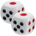 thumbnail image 1 of 2 Pcs Grands dés de Fête à Six Faces 30mm pour Jeux de Société et Mahjong, 1 of 8