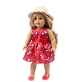 thumbnail image 4 of Conjunto de ropa de moda: vestido, sombrero y zapatos para muñeca de 45 cm, 4 of 5