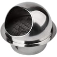 thumbnail image 1 of Grille d'Aération Ronde Grille Ventilation Hotte, Conduit Aérateur d'Air Grille de Ventilation en Acier Inoxydable avec Filet Anti-insectes, 100mm (1 Pcs), 1 of 5
