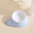 thumbnail image 2 of Slanted Pet Feeding Bowl for Cats and Small Dogs Plastic Neck Protection Food Dish Tilted Design for Easy Eating Non-Slip Base Prevent Messy Spills, 2 of 3