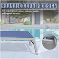 thumbnail image 3 of JERFIT 3-Piece Outdoor Chaise Lounge Set with Side Table, Adjustable Reclining Pool Patio Chairs, All-Weather Textilene Fabric & Aluminum Frame for Backyard, Beach, Deck (Navy Blue), 3 of 6
