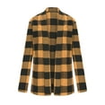 thumbnail image 7 of Pimelu Women's Open Front Cardigan Buffalo Plaid Shirt Cardigan Sweater Jacket Coats Spring Cardigan for Women Womens Plaid Jacket Shirts Spring Ladies Outerwear Tops, 7 of 7