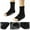 Black, variant on Compression Arch Support Sleeves Socks with Comfort Gel Pads for Men & Women, Relief for Plantar Fasciitis, Flat Feet, Foot and Heel Pain (S/M)